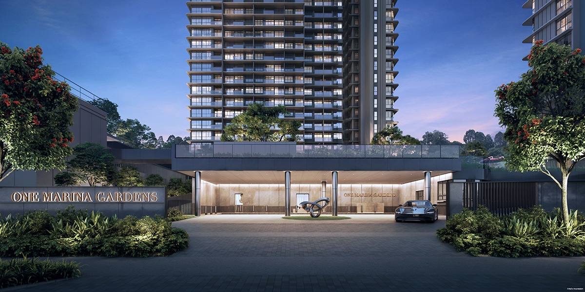 The One Marina Gardens Grand Entrance The One Marina Gardens Grand Entrance