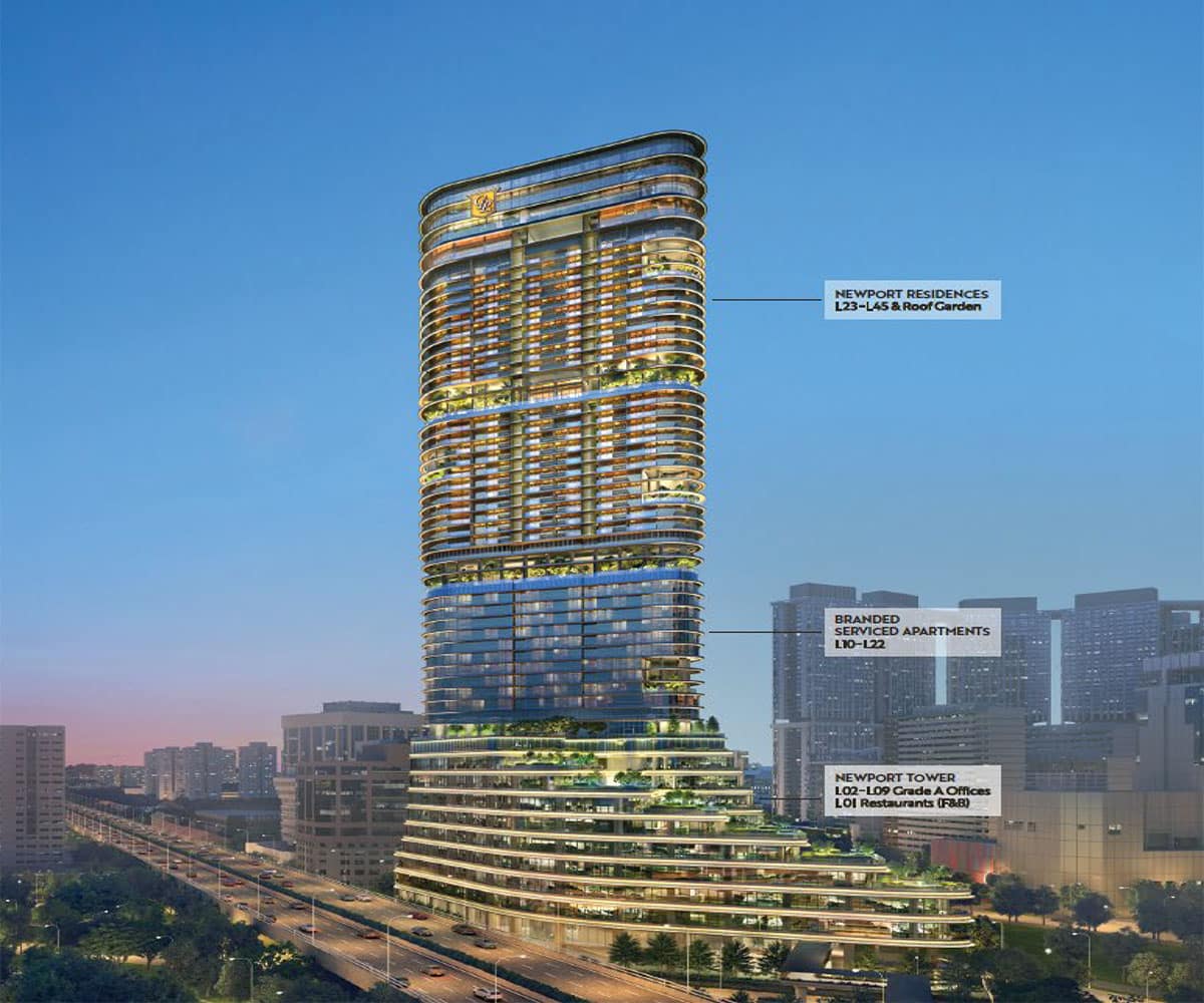 Newport Residences at 80 Anson Road in Singapore Newport Residences at 80 Anson Road in Singapore
