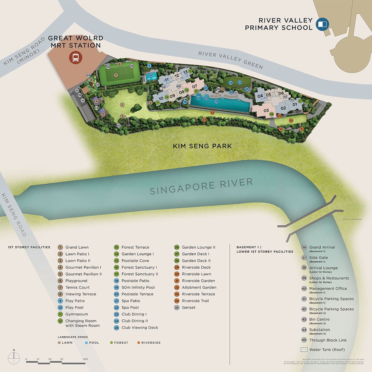 River Modern Site Plan River Modern Site Plan