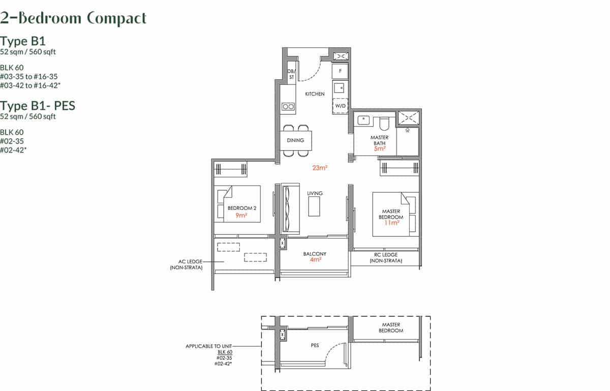 Narra Residences Floor Plan B1