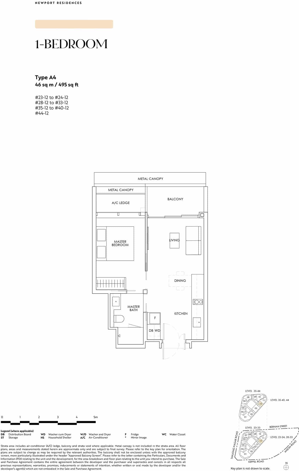 Newport Residences Floor Plan A4