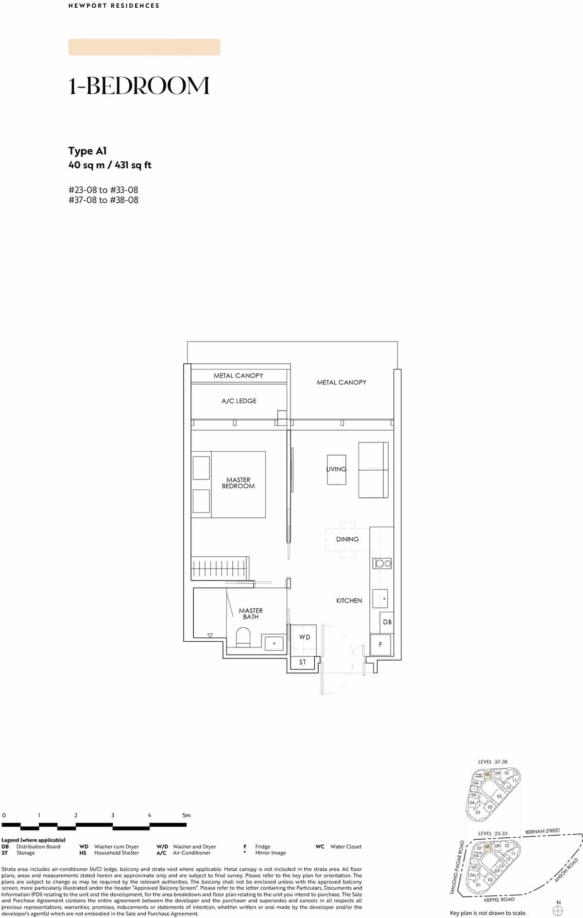 Newport Residences Floor Plan A1