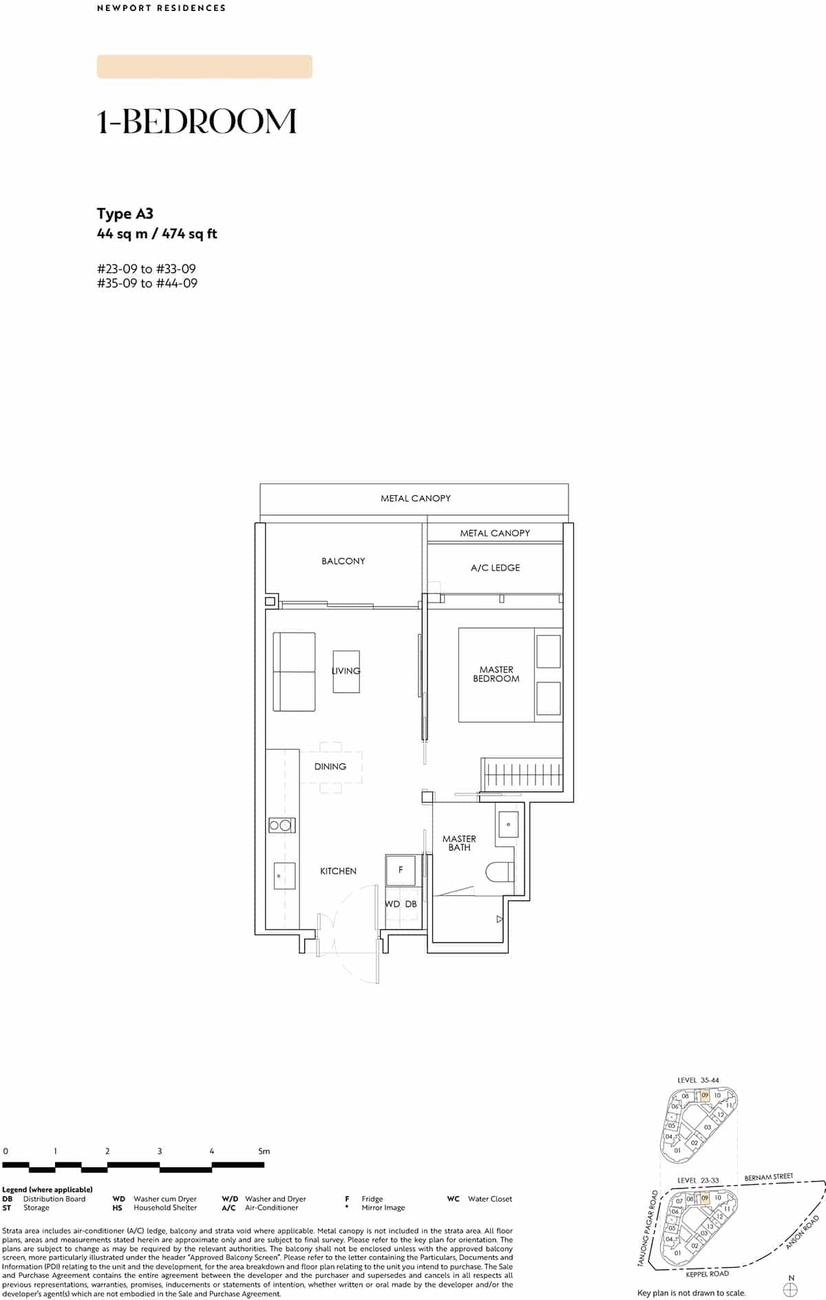 Newport Residences Floor Plan A3