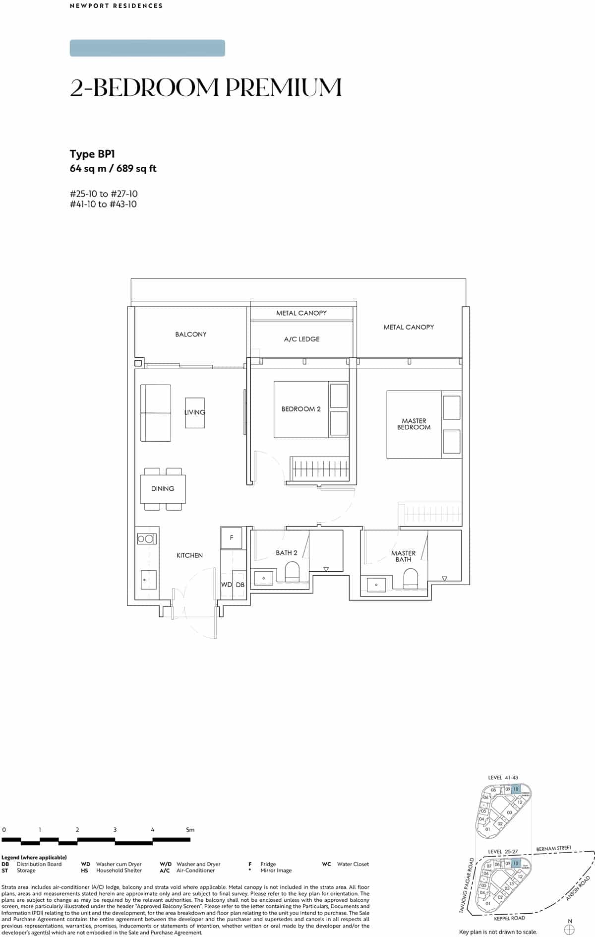 Newport Residences Floor Plan BP1