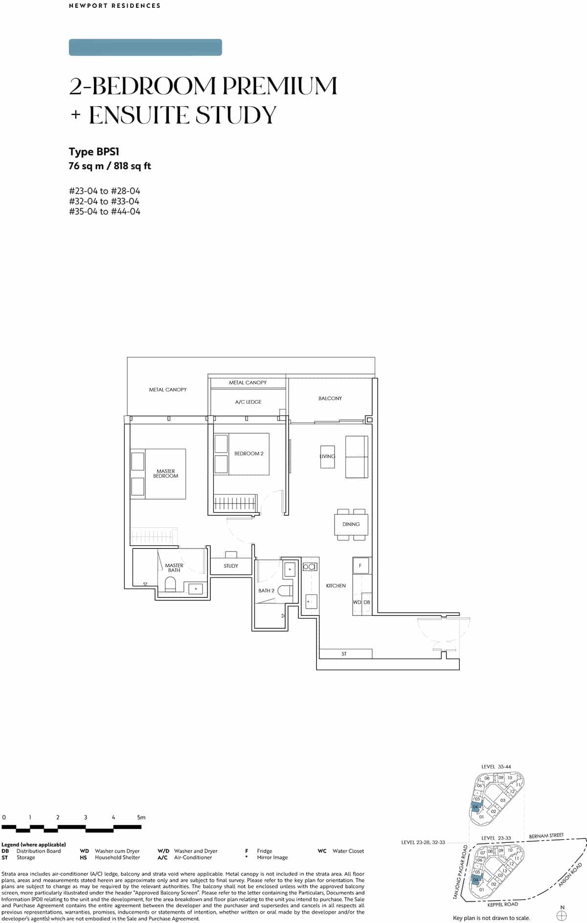 Newport Residences Floor Plan BPS1
