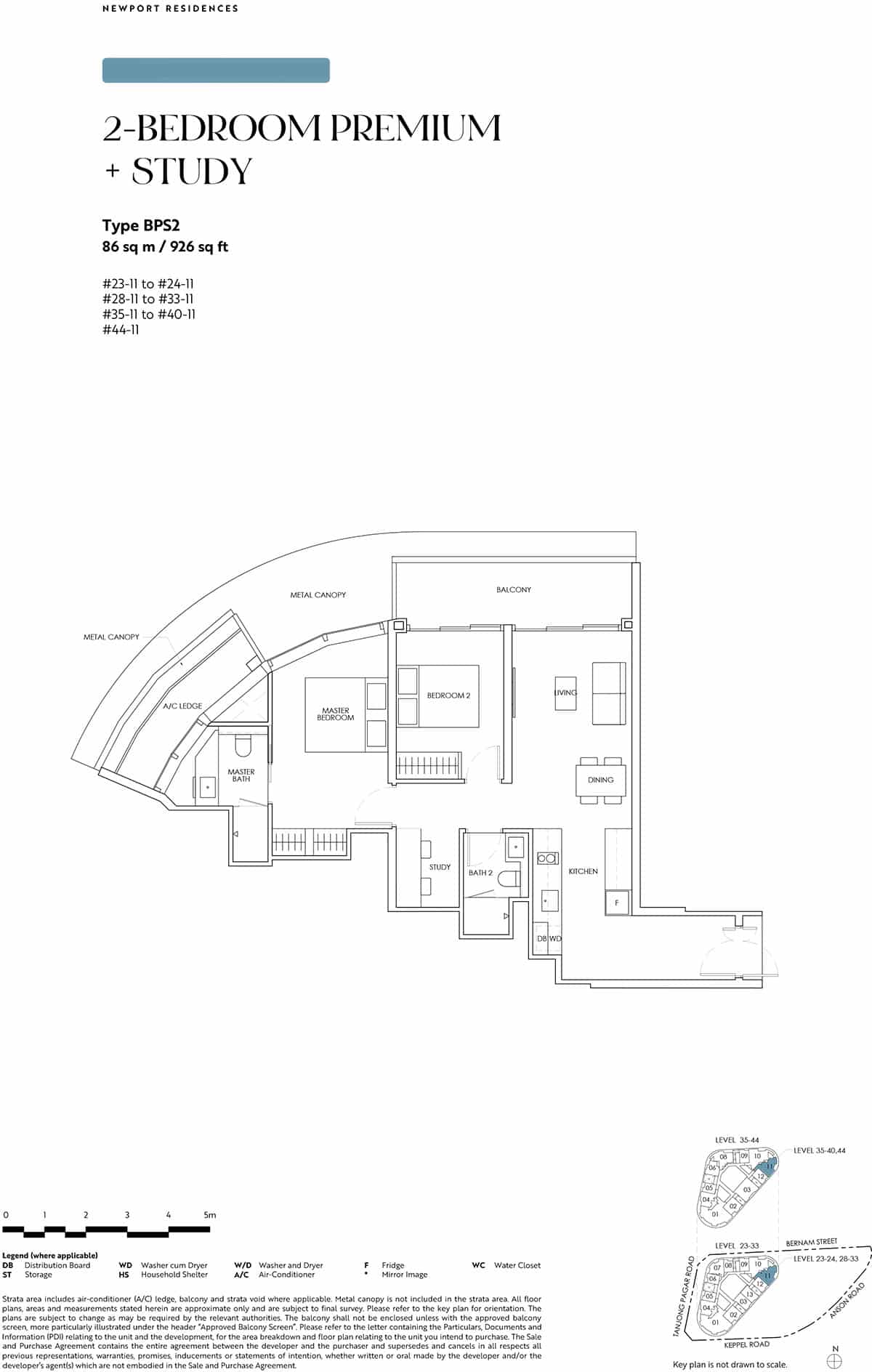 Newport Residences Floor Plan BPS2