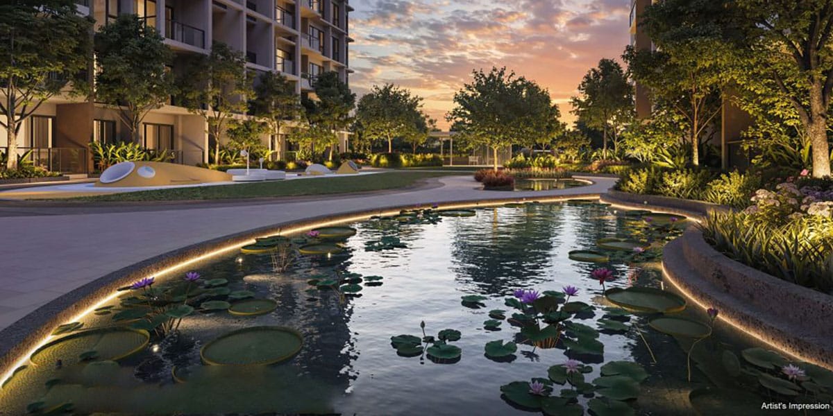 Tengah Garden Residences Water Feature Tengah Garden Residences Water Feature