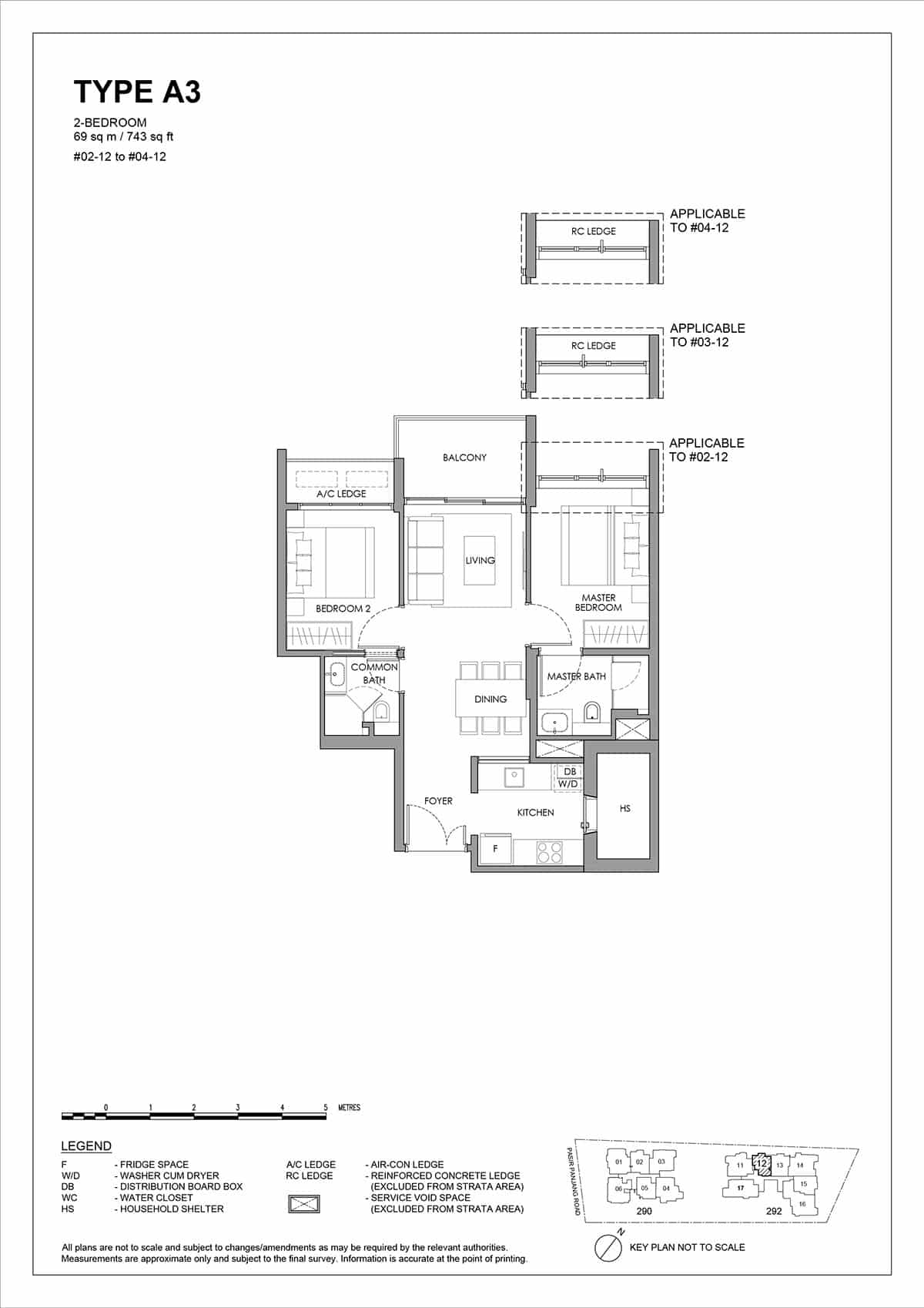 The Hillshore Floor Plan A3