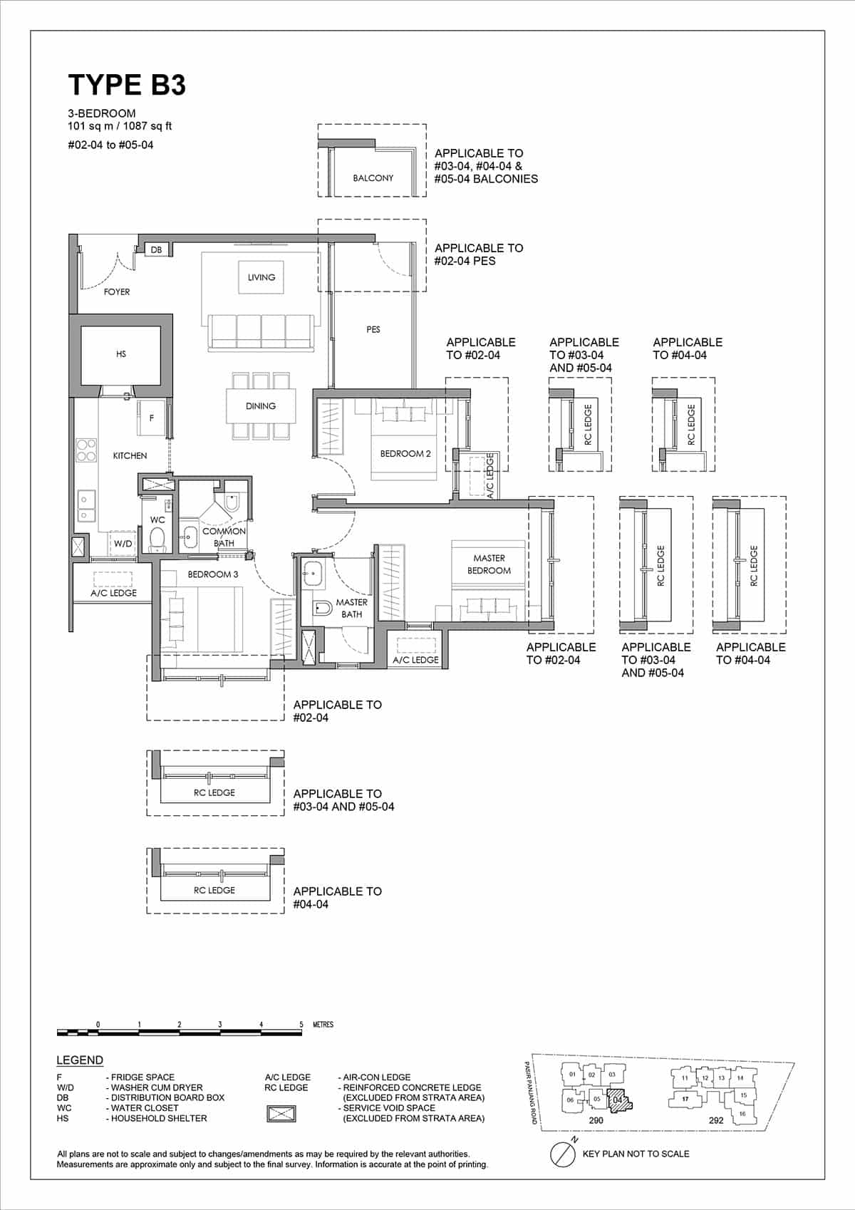The Hillshore Floor Plan B3