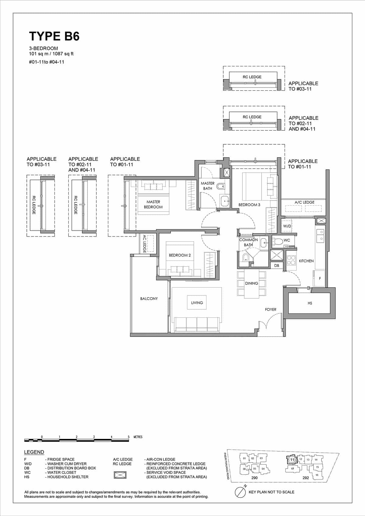 The Hillshore Floor Plan B6