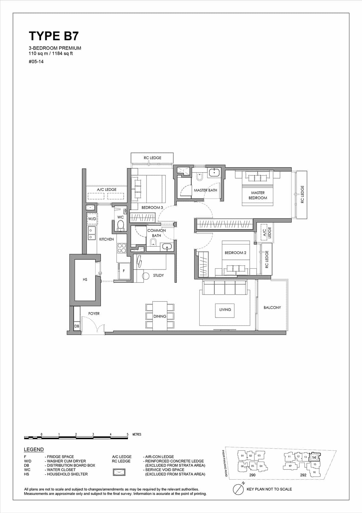 The Hillshore Floor Plan B7