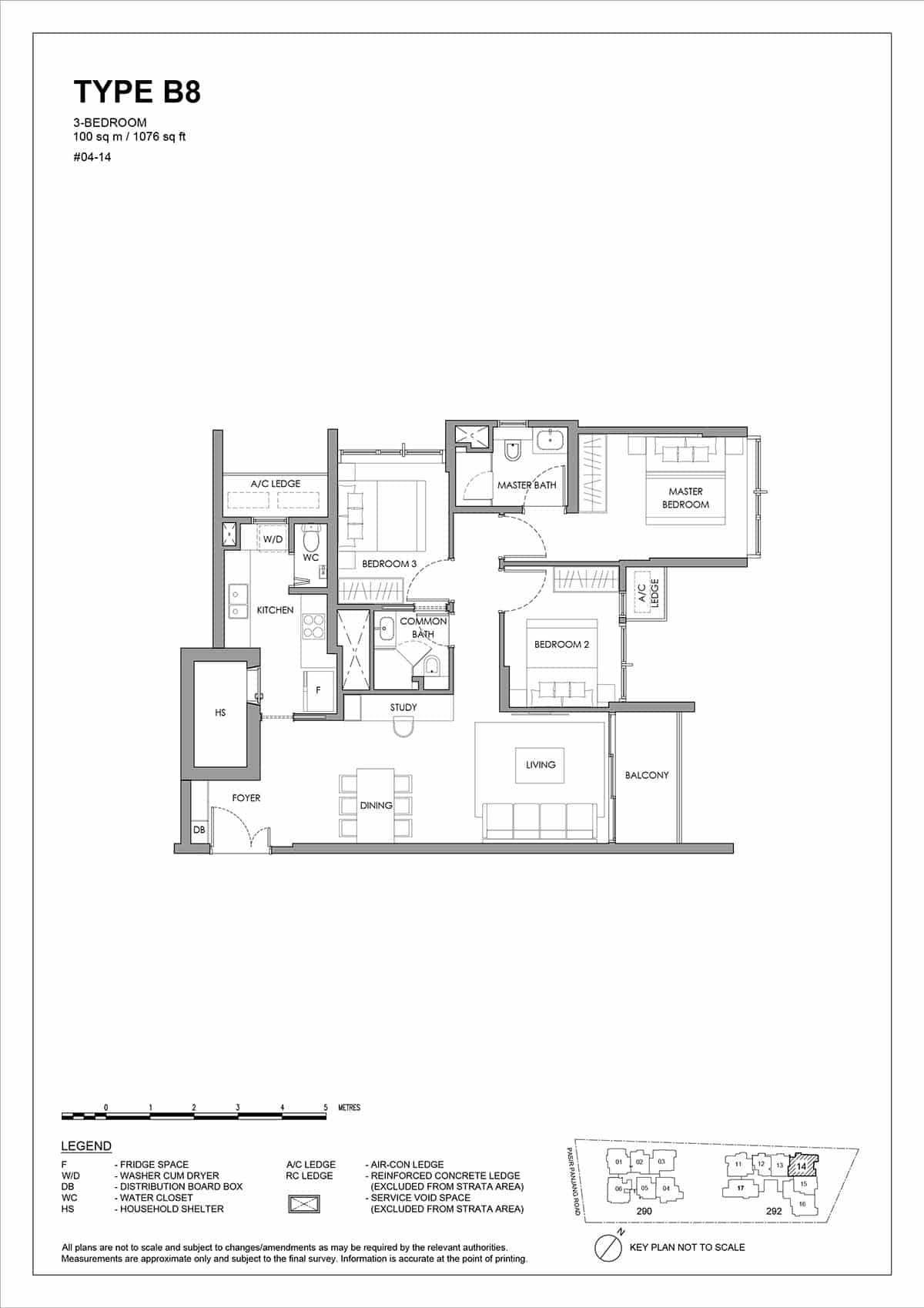 The Hillshore Floor Plan B8