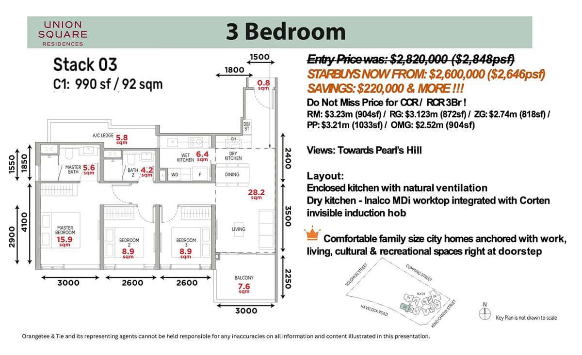 Union Square Residences 3 bedroon great discount sale Union Square Residences 3 bedroon great discount sale
