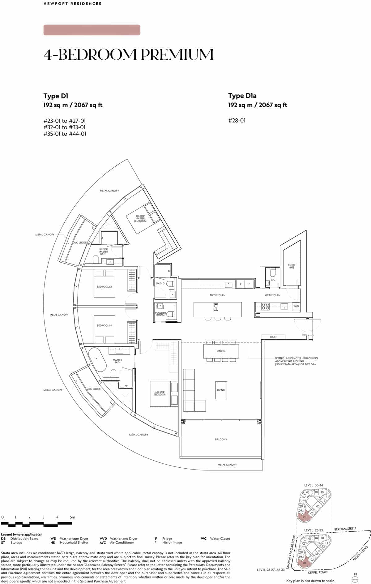 Newport Residences Floor Plan D1