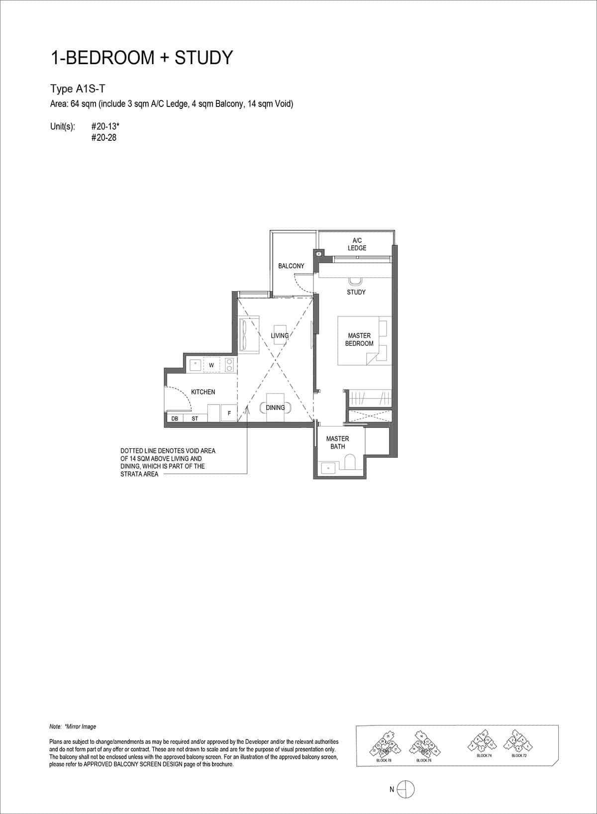 Sora Condo Floor Plan A1S+T Sora Condo Floor Plan A1S+T