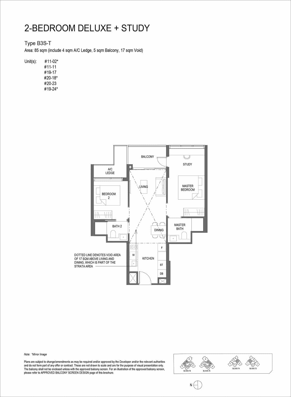 Sora Condo Floor Plan B3S+T Sora Condo Floor Plan B3S+T