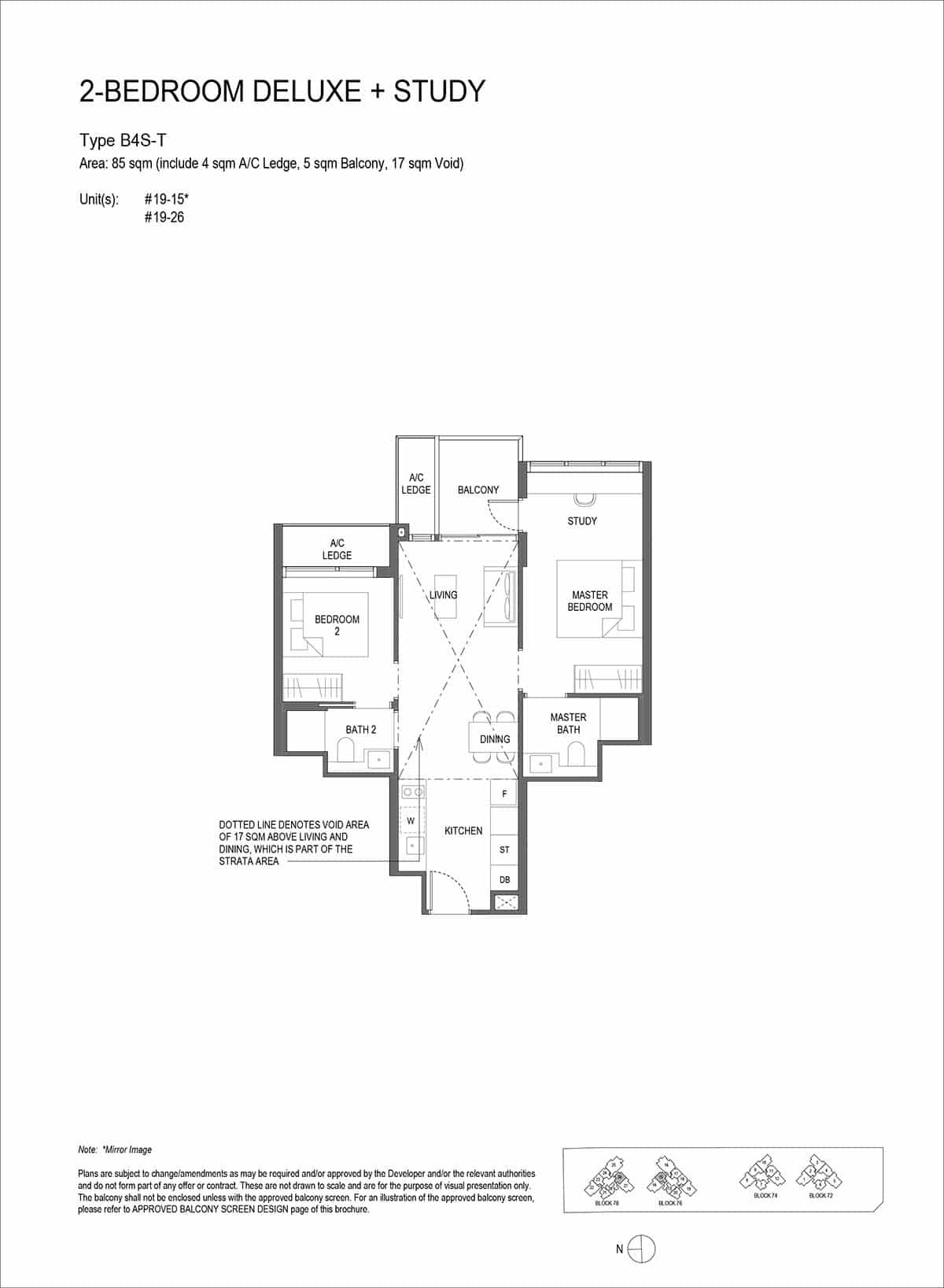 Sora Condo Floor Plan B4S+T Sora Condo Floor Plan B4S+T