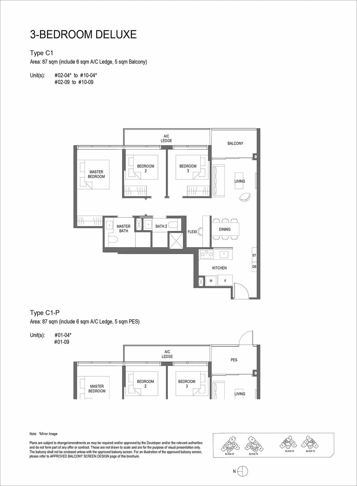Sora Condo Floor Plan C1 Sora Condo Floor Plan C1