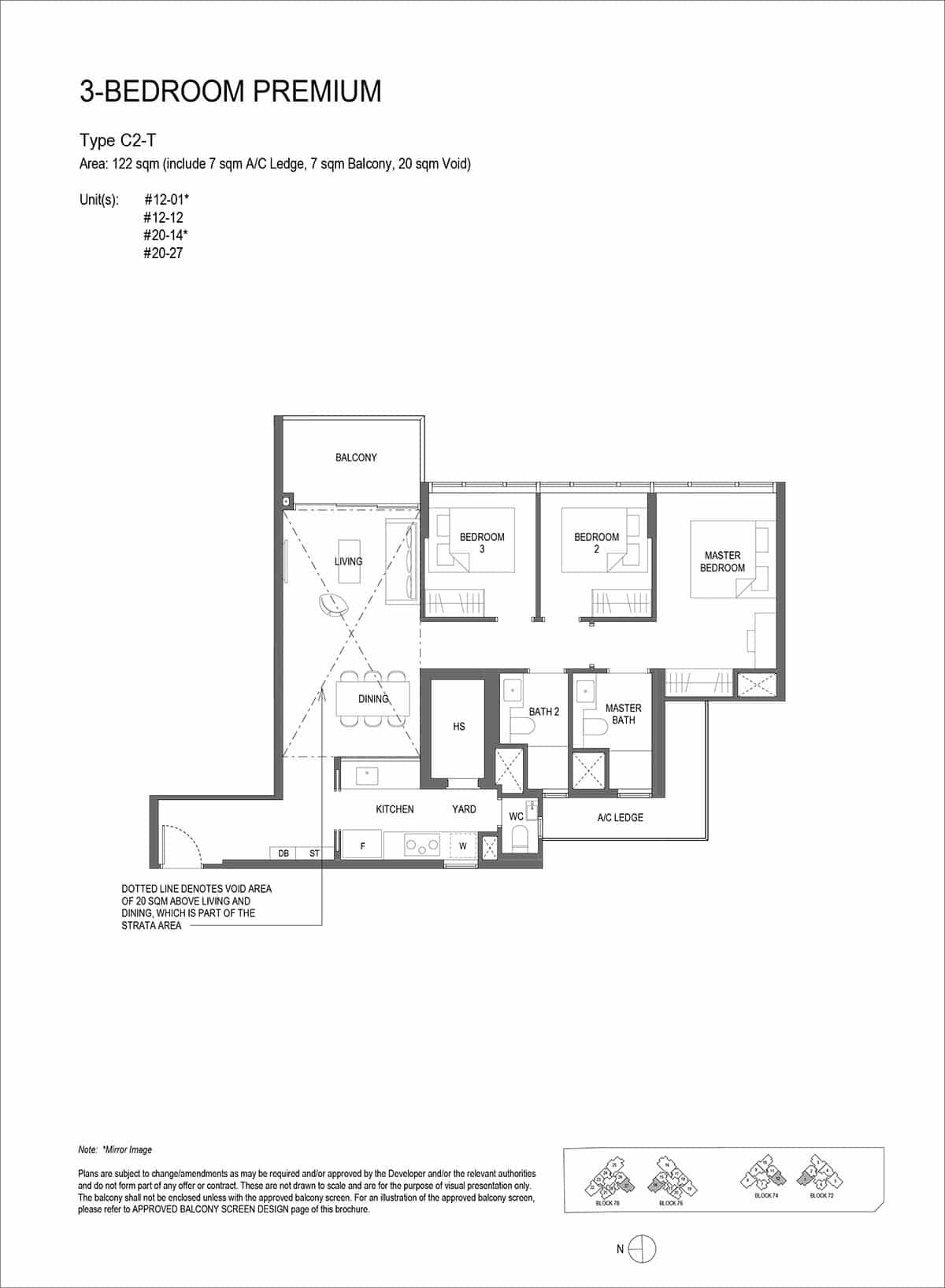 Sora Condo Floor plan C2+T Sora Condo Floor plan C2+T