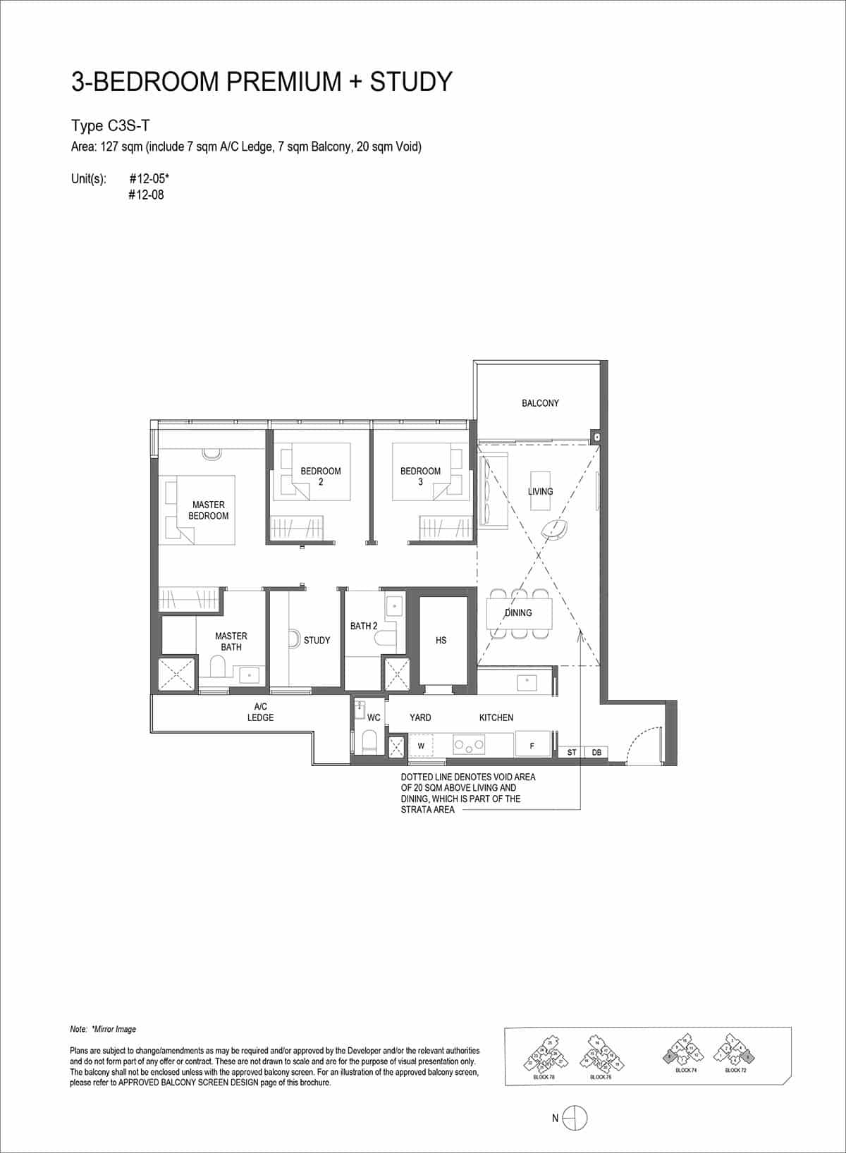 Sora Condo Floor Plan C3S+T Sora Condo Floor Plan C3S+T