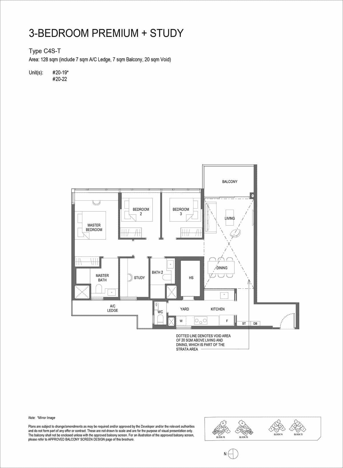 Sora Condo Floor Plan C4S+T Sora Condo Floor Plan C4S+T