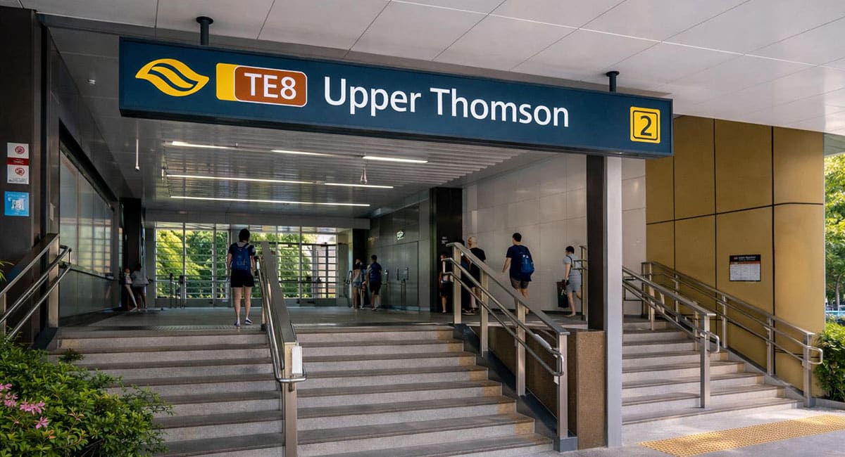 Upper Thomson MRT Station Upper Thomson MRT Station