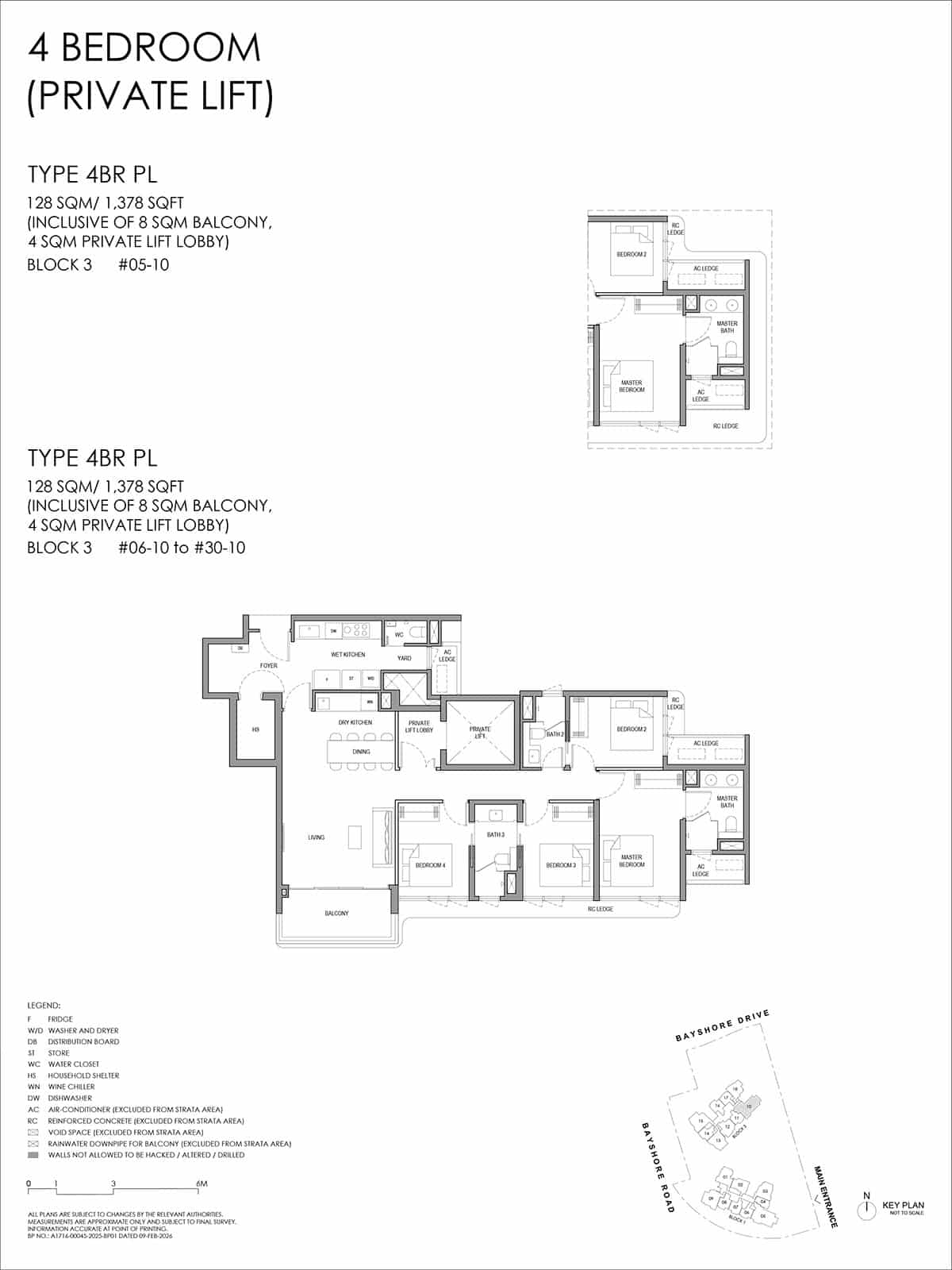Vela Bay Floor Plan 4 Bedroom with Private Lift Vela Bay Floor Plan 4 Bedroom with Private Lift