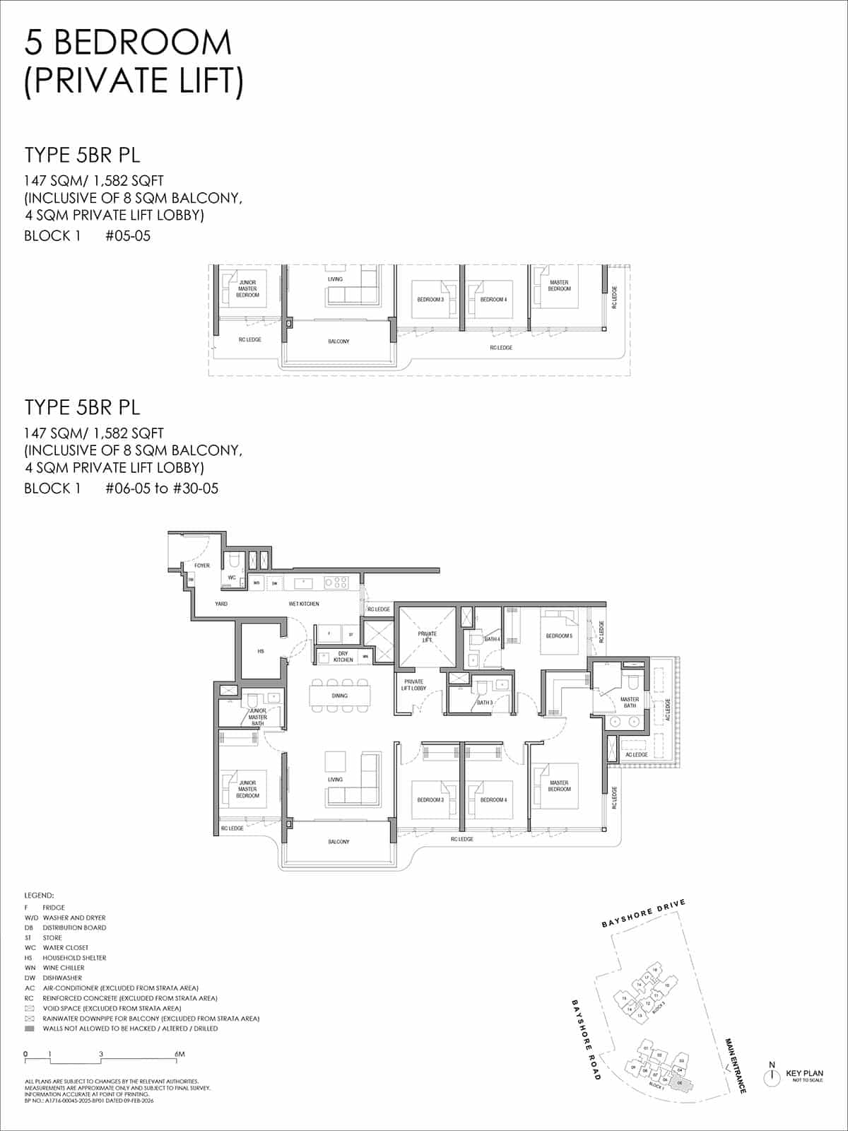 Vela Bay Floor Plan 5 Bedroom with Private Lift Vela Bay Floor Plan 5 Bedroom with Private Lift