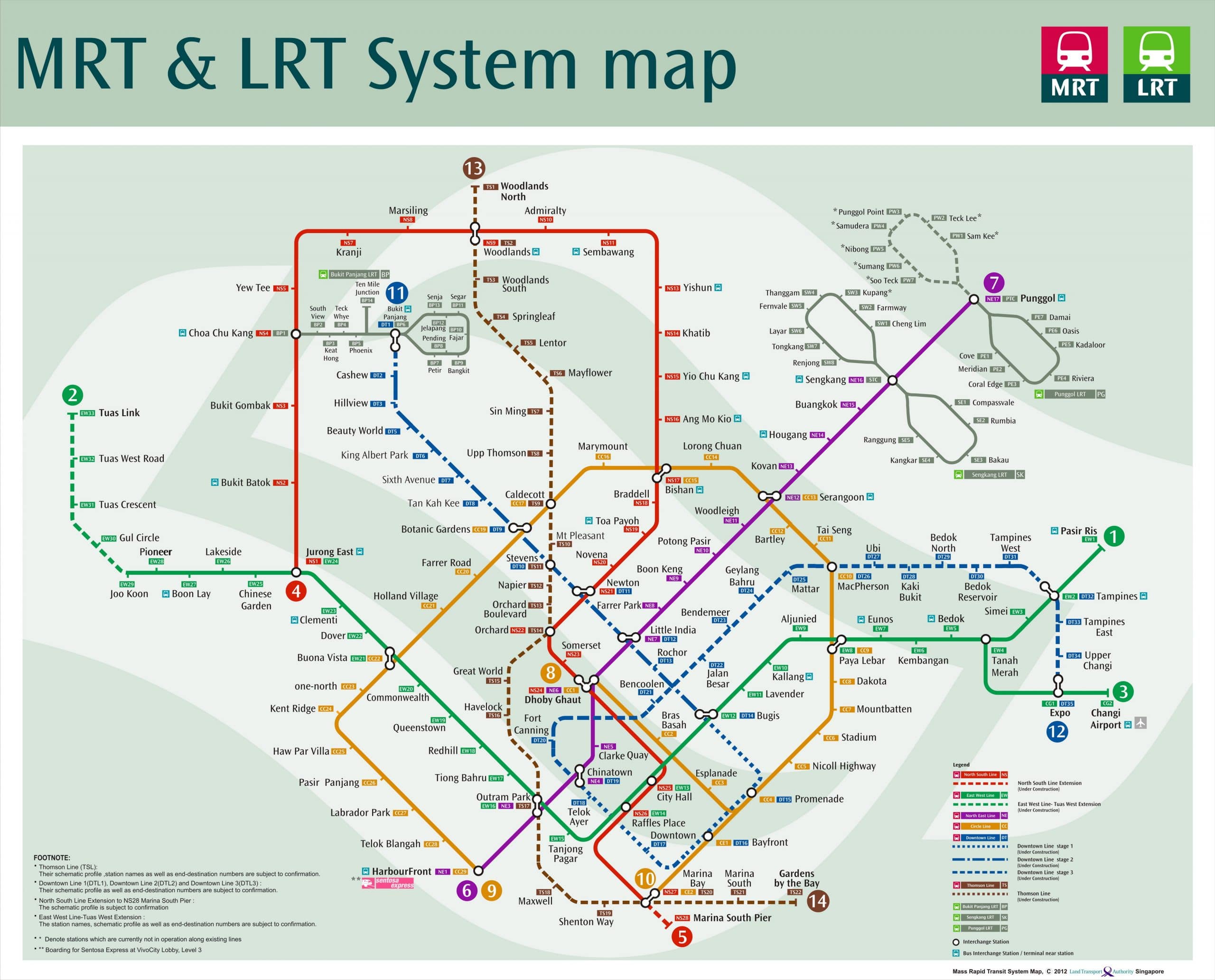 MRT Map New Launch SG Condo   MRT Map 