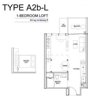 Sims Urban Oasis Floor Plan A2
