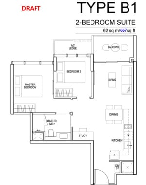 Sims Urban Oasis Floor Plan B1