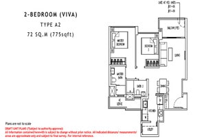 parc life floor plan 2br