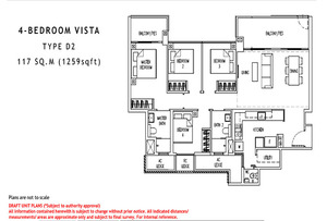 parc life floor plan 4br vista