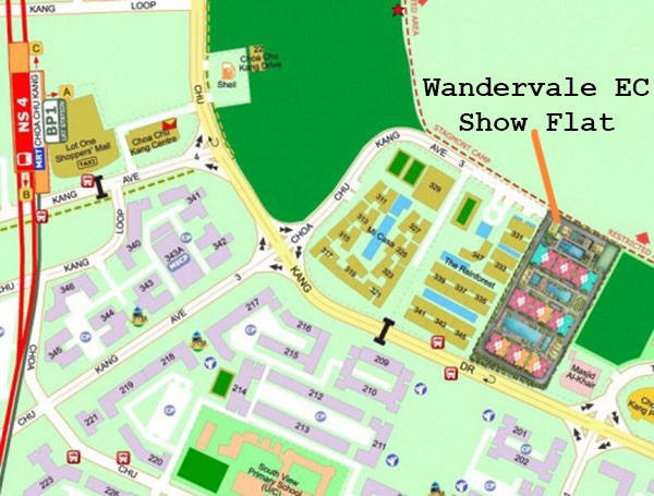 wandervale ec showflat location