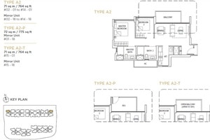 the vales ec floor plan 2br
