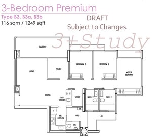 treasure crest ec floor plan b3