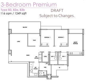 treasure crest ec floor plan b3