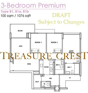 treasure crest ec floor plan type b