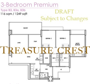 treasure crest ec floor plan type b3