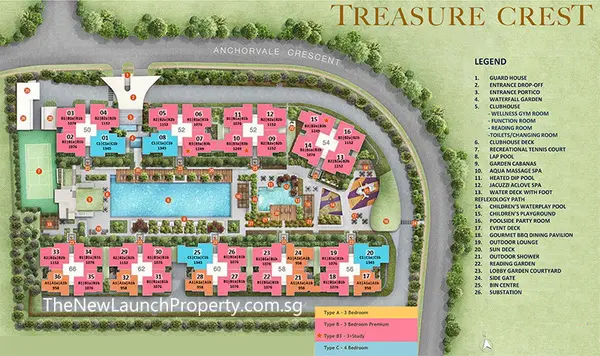 treasure crest ec site plan