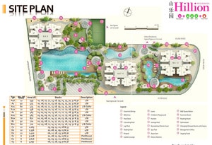 hillion residences site plan