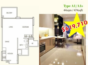 hillion residences floor plan