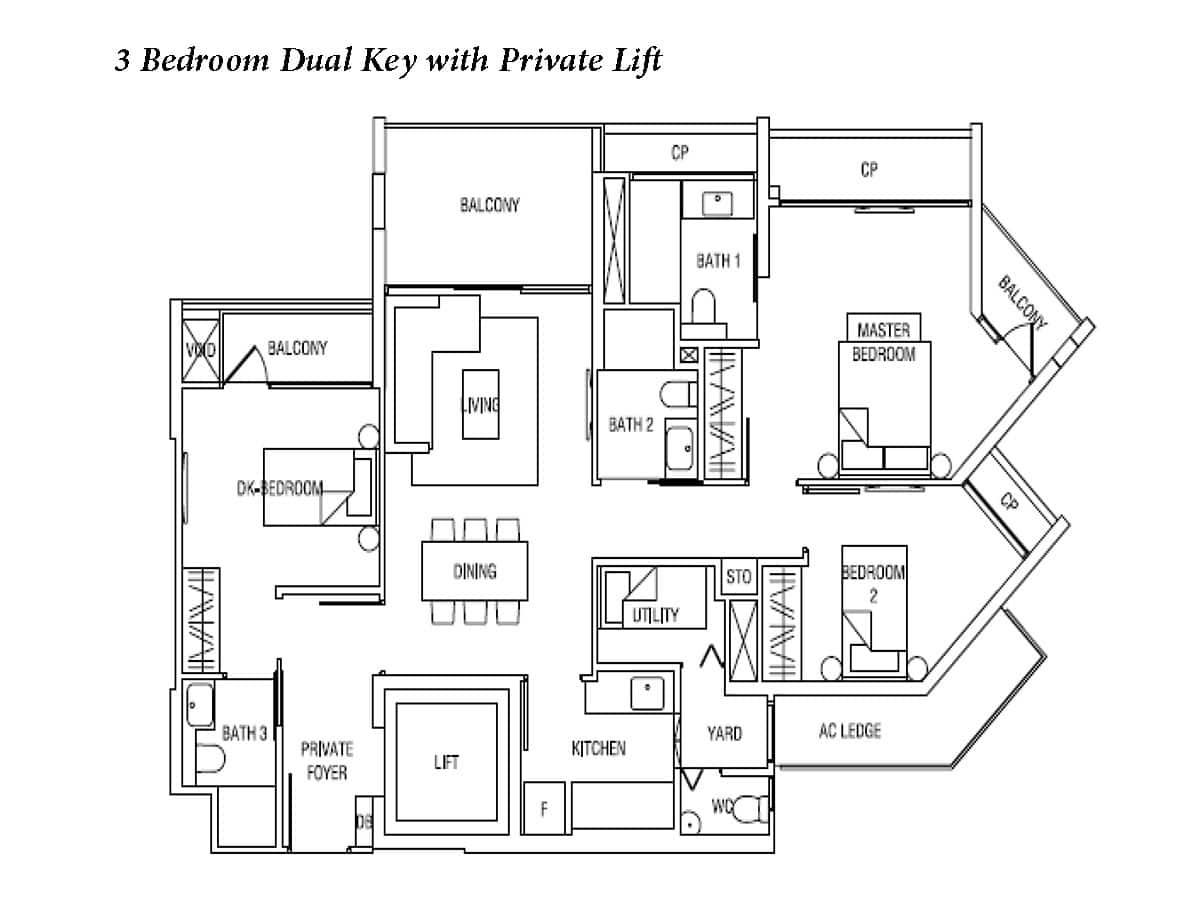 the crest floor plan | New Launch SG Condo