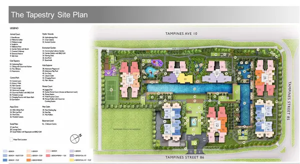 The Tapestry Site Plan