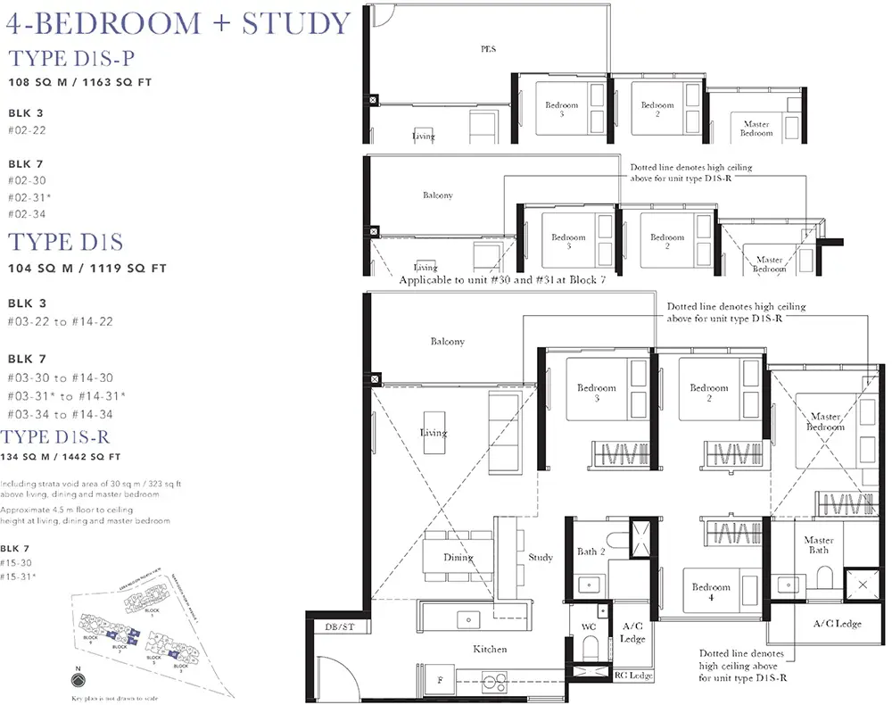 The Garden Residences floor plan 4 | The New Launch Property The Garden Residences floor plan 4