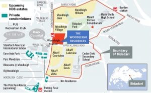 THE WOODLEIGH RESIDENCES LOCATION MAP