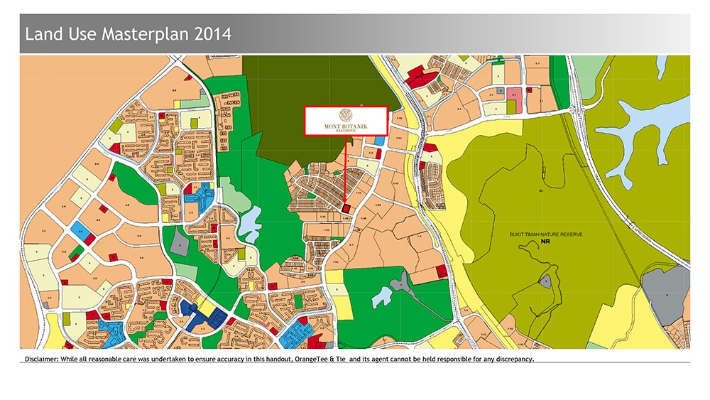 Mont Botanik Residence Location Plan