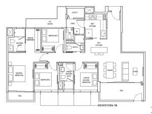 piermont grand 4 bedroom premium floor plan