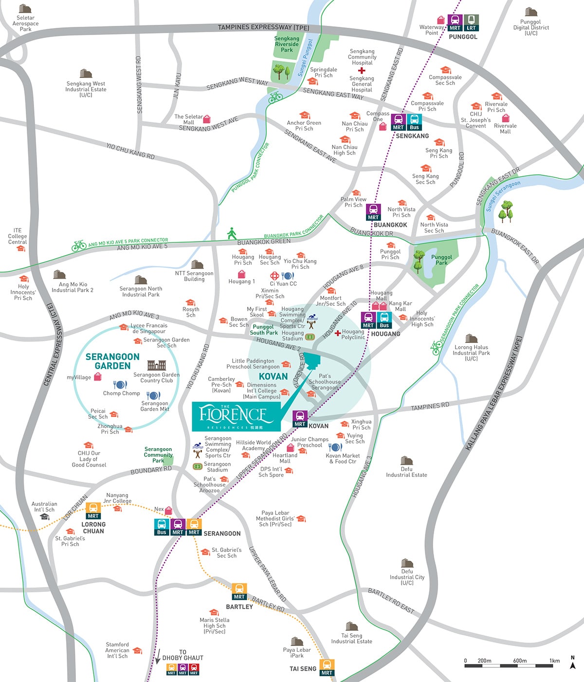 The Florence Residences Location Map