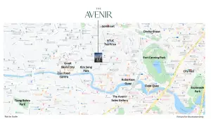 The Avenir location & Connectivity